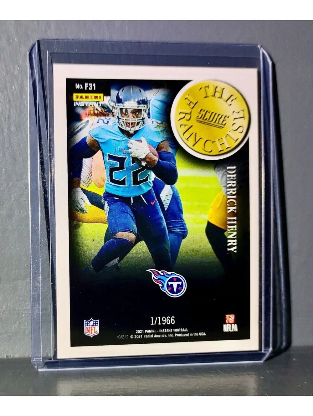 Derrick Henry 2021 Panini NFL Score The Franchise #31 Card 1/1966